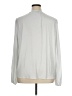 Banana Republic Silver Long Sleeve Blouse Size XL (tall) - photo 2