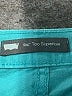 Levi's Color Block Teal Jeans Size 9M - photo 7