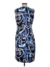 J. McLaughlin Paisley Blue Cocktail Dress Size L - photo 2