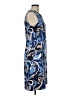 J. McLaughlin Paisley Blue Cocktail Dress Size L - photo 4