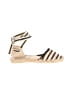 Soludos Stripes Gold Wedges Size 5 - photo 1