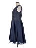 Missacc 100% Polyester Blue Cocktail Dress Size 6 (estimated) - photo 5