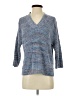J.Jill 100% Cotton Tweed Blue Pullover Sweater Size XS - photo 1