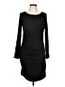 Three Dots Solid Black Casual Dress Size L (estimated) - photo 1
