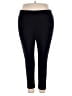 Lyssé Solid Black Active Pants Size 3X - photo 1
