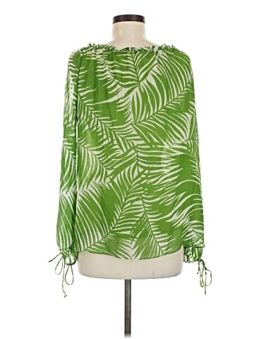 an original MILLY of New York Long Sleeve Silk Top (view 2)