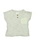 Nordstrom 100% Cotton Green Short Sleeve Henley 0-3 MO / 3 MO - photo 1