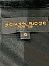 Donna Ricco Black Cocktail Dress Size 6 - photo 7