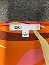 DR2 100% Polyester Orange Short Sleeve Blouse Size L - photo 7