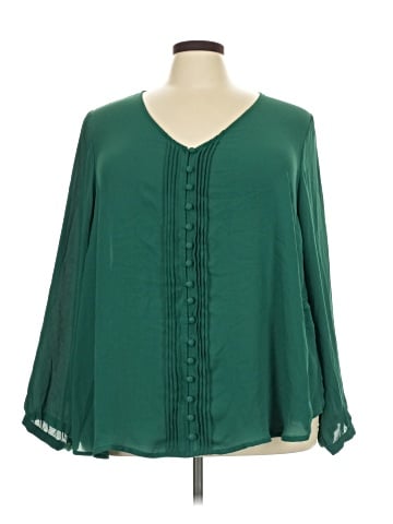 Torrid Long Sleeve Blouse (view 1)