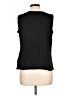 Coldwater Creek 100% Polyester Black Sleeveless Blouse Size L - photo 2