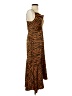 JOA Animal Print Brown Cocktail Dress Size S - photo 4