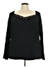 BLOOMCHIC Black Long Sleeve Top Size 26 - photo 1