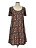 Nine Britton Paisley Brown Casual Dress Size L - photo 1