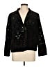 Chico's Graphic Black Jacket Size Lg (2) - photo 1