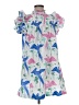 Oliphant 100% Cotton Tropical Blue Casual Dress Size S - photo 1