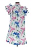 Oliphant 100% Cotton Tropical Blue Casual Dress Size S - photo 2