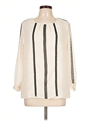 J.Crew Factory Store Long Sleeve Blouse (view 1)