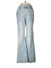 Alice + Olivia Chevron-herringbone Blue Jeans Size 29 waist - photo 1