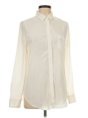 J.Crew Long Sleeve Silk Top (view 1)