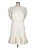 Express 100% Polyester Ivory Casual Dress Size L - photo 1