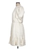 Express 100% Polyester Ivory Casual Dress Size L - photo 5