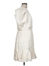 Express 100% Polyester Ivory Casual Dress Size L - photo 4