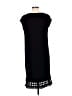 Chico's Solid Black Casual Dress Size Med (1) - photo 2