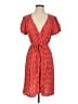 GOODTHREADS 100% Viscose Polka Dots Red Casual Dress Size S - photo 1