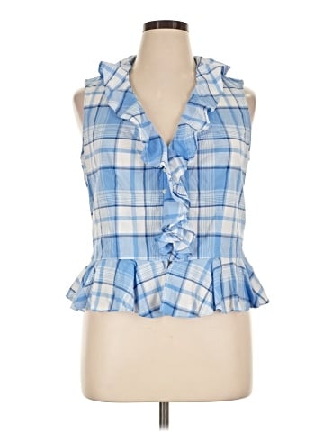 Lauren by Ralph Lauren Sleeveless Button-Down Shirt (view 1)