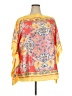 JM Collection 100% Polyester Yellow Pink Kimono Size XXL - photo 1