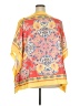JM Collection 100% Polyester Yellow Pink Kimono Size XXL - photo 2