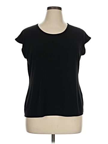 Susan Graver Short Sleeve Top (view 1)