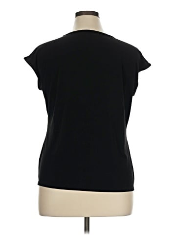 Susan Graver Short Sleeve Top (view 2)