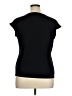 Susan Graver Black Short Sleeve Top Size XL - photo 2