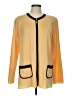 misook 100% Acrylic Color Block Yellow Cardigan Size L - photo 1