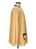 misook 100% Acrylic Color Block Yellow Cardigan Size L - photo 4