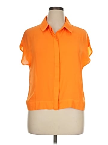 DKNY Short Sleeve Blouse (view 1)