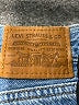 Levi's 100% Cotton Hearts Blue Jeans Size 28 waist - photo 7