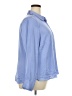 A New Day 100% Polyester Blue Long Sleeve Blouse Size XXL - photo 4