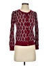 Talbots Argyle Burgundy Cardigan Size S (petite) - photo 1
