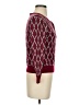 Talbots Argyle Burgundy Cardigan Size S (petite) - photo 4