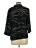 Investments 100% Polyester Black 3/4 Sleeve Blouse Size L (petite) - photo 2
