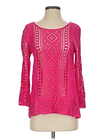 Blue Tassel 3/4 Sleeve T-Shirt (view 1)