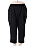 On 34th Solid Black Casual Pants Size 3X - photo 1