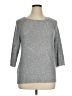 Ann Taylor Silver 3/4 Sleeve Top Size XL - photo 1