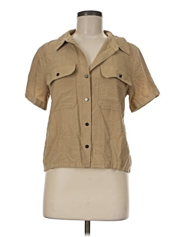 DKNY Short Sleeve Button-Down Shirt (view 1)