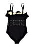 Assorted Brands Graphic Black One Piece Swimsuit Size M - photo 2