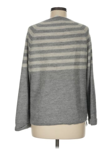 Wrap Wool Pullover Sweater (view 2)