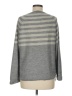 Wrap 100% Baby Alpaca Stripes Gray Wool Pullover Sweater Size 6 - photo 2